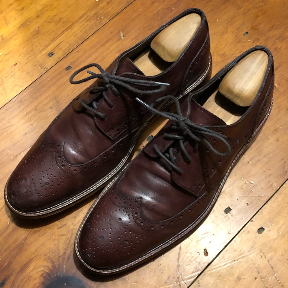Joseph Abboud - Dress Shoes - Burgundy (10.5)